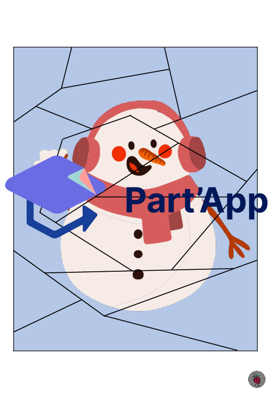 Minipuzzle Schneefiguren - Setze die Teile richtig zusammen_7