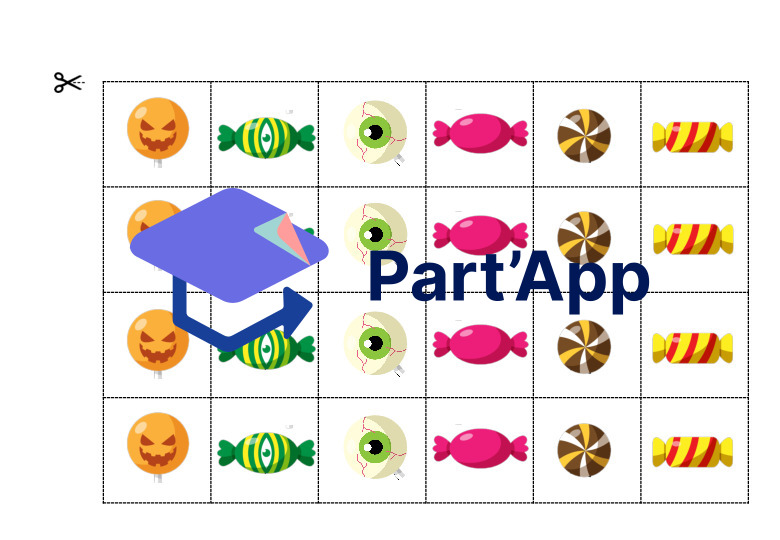Jeu de lecture sons simples : Des bonbons ou un sort !_6