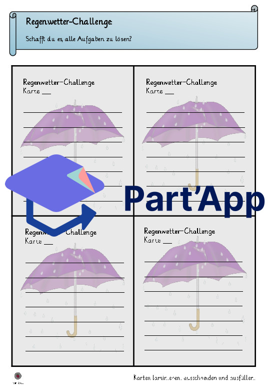 Regenwetter-Challenge-Spiel für verregnete Tage_10