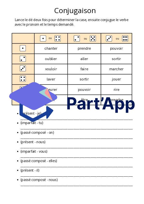Conjugaison - présent, imparfait, passé composé_2