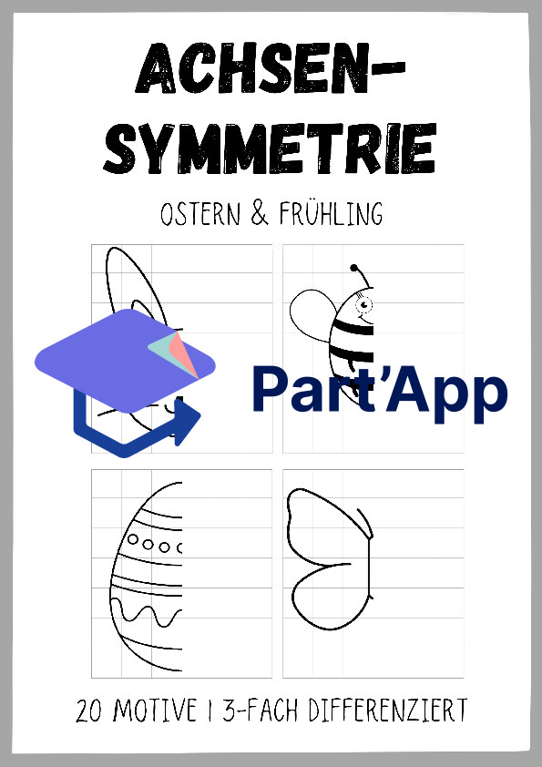 Ostern & Frühling - Achsensymmetrie_2