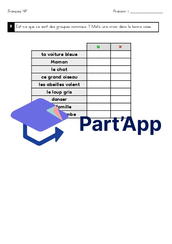 Evaluation - le groupe nominal_3
