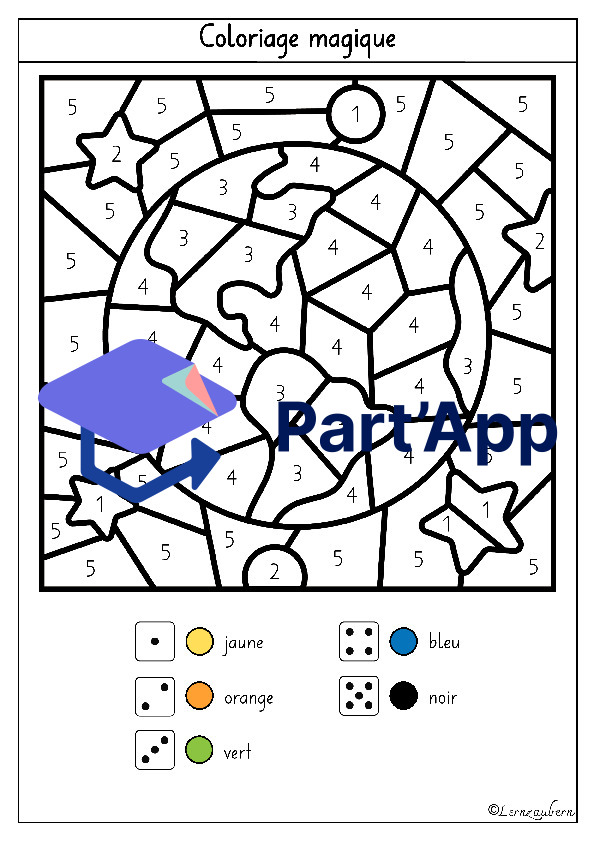 Coloriage magique: Espace (1-2h)_5