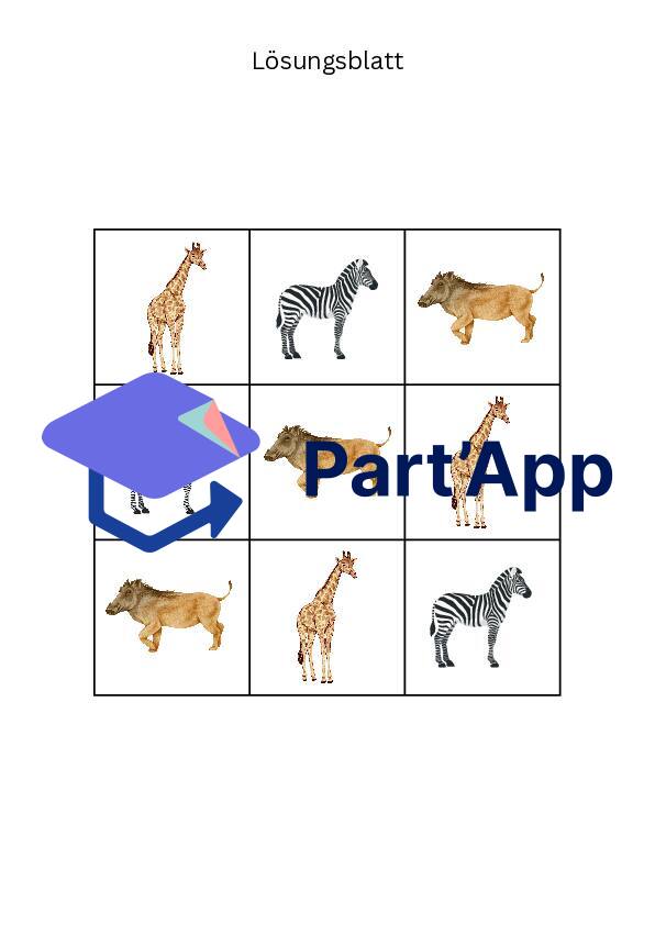 Sudoku 3x3 Savannentiere_8