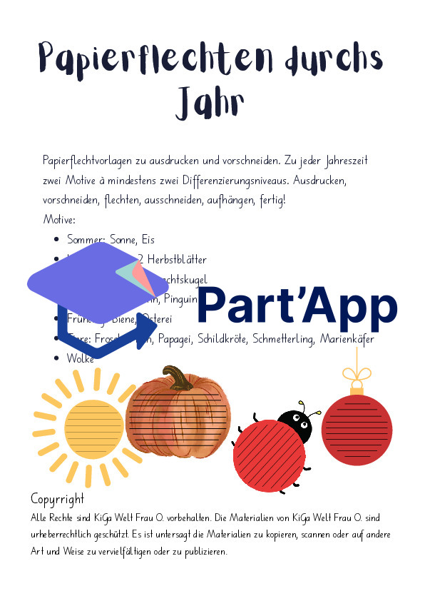 Papierflechten durchs Jahr_8