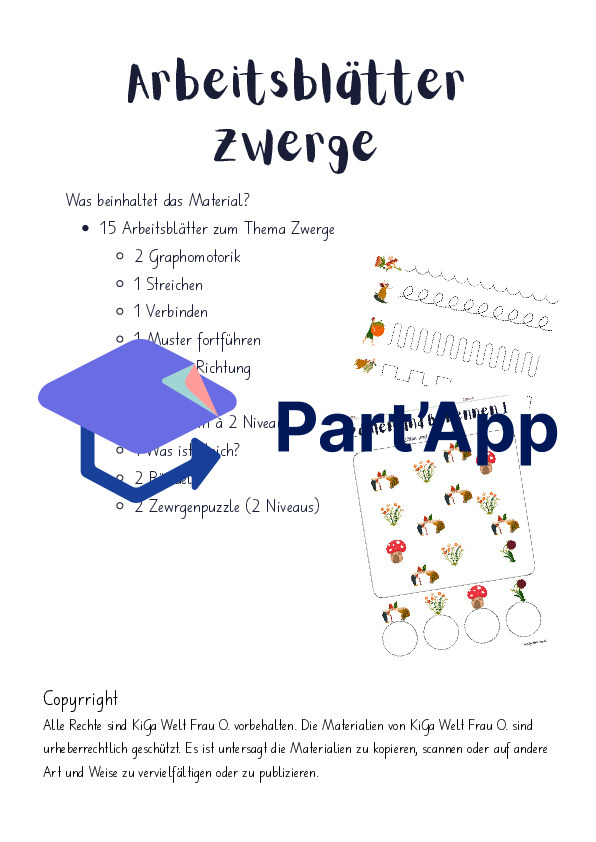 Arbeitsblätter Zwerge_2