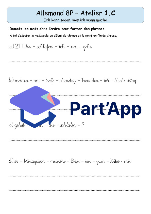 Allemand 8H - fiches autonomes autocorrectives - Unité 1 - Junior 2ème édition_6