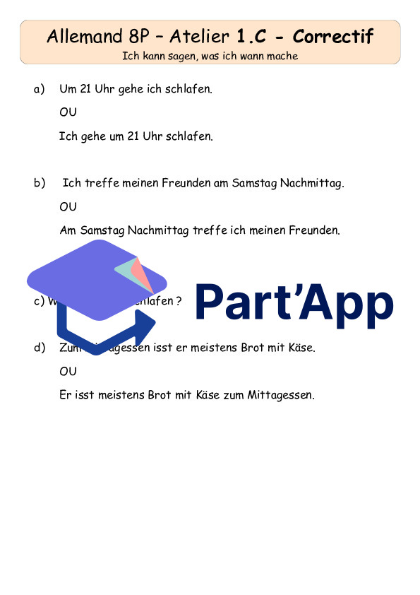 Allemand 8H - fiches autonomes autocorrectives - Unité 1 - Junior 2ème édition_7