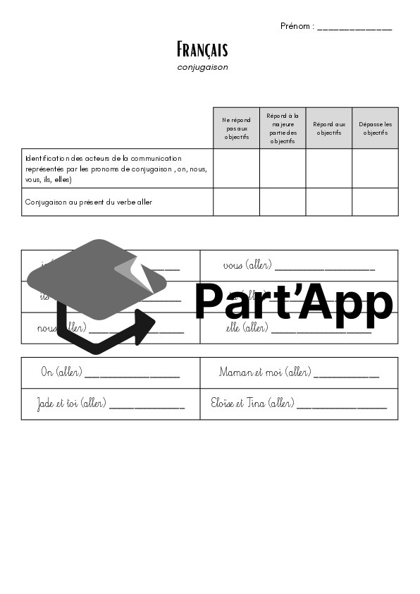 Evaluation français 4H - conjugaison_5