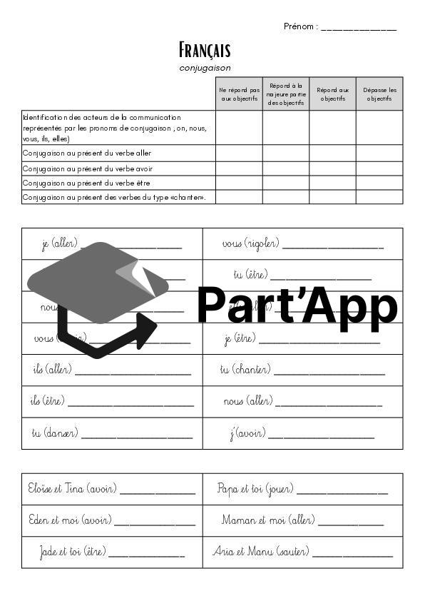 Evaluation français 4H - conjugaison_6