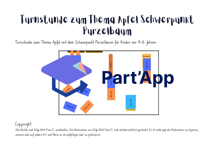 Turnen Thema Apfel Purzelbaum_2