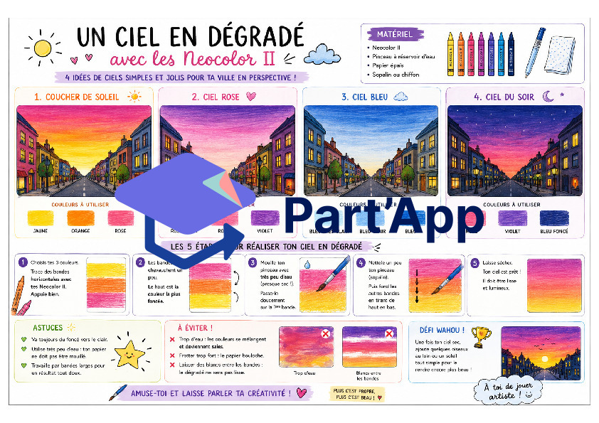 Ciel dégradé avec des néocolor 2_2