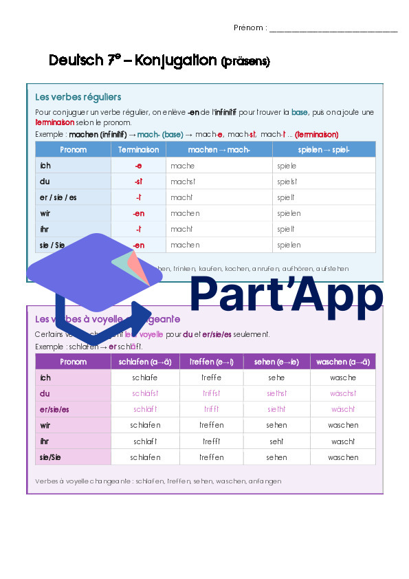 Allemand 7e - Conjugaison_2