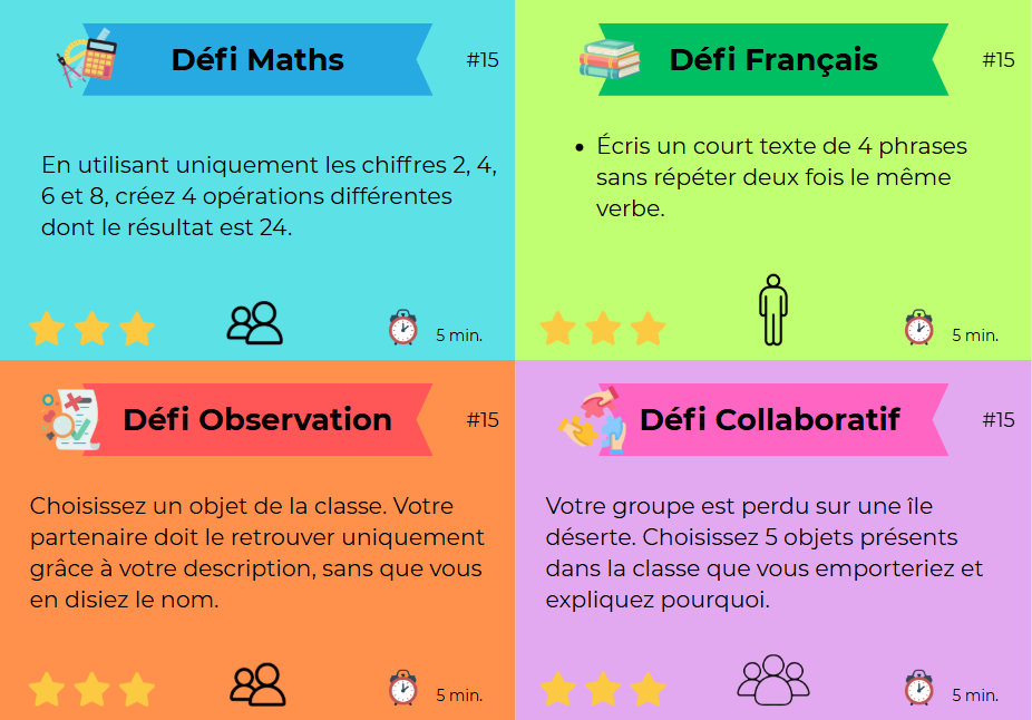 🚀 60 défis rapides pour dynamiser votre classe ! (Cycle 2 – 5H-6H)_2