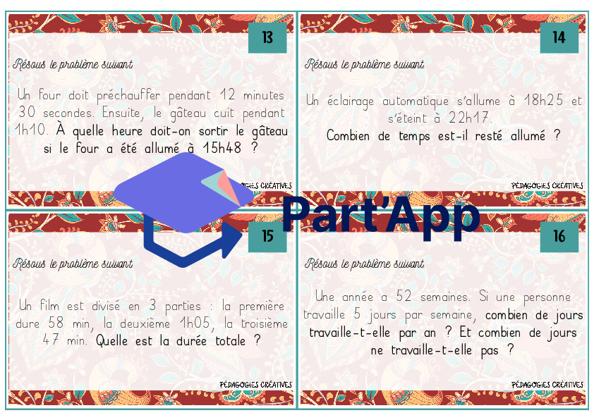 Cartes à tâches - Mesure du temps - 8P_5