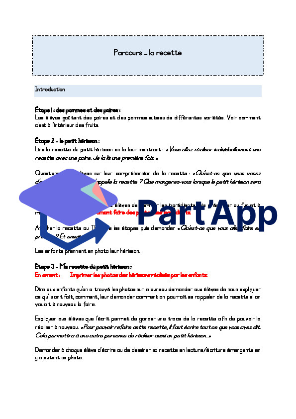 Planfication MER - parcours La recette_2