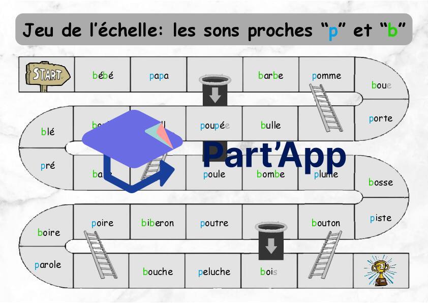 Jeu de l’échelle : les sons proches “p” et “b” (temps 2)_4
