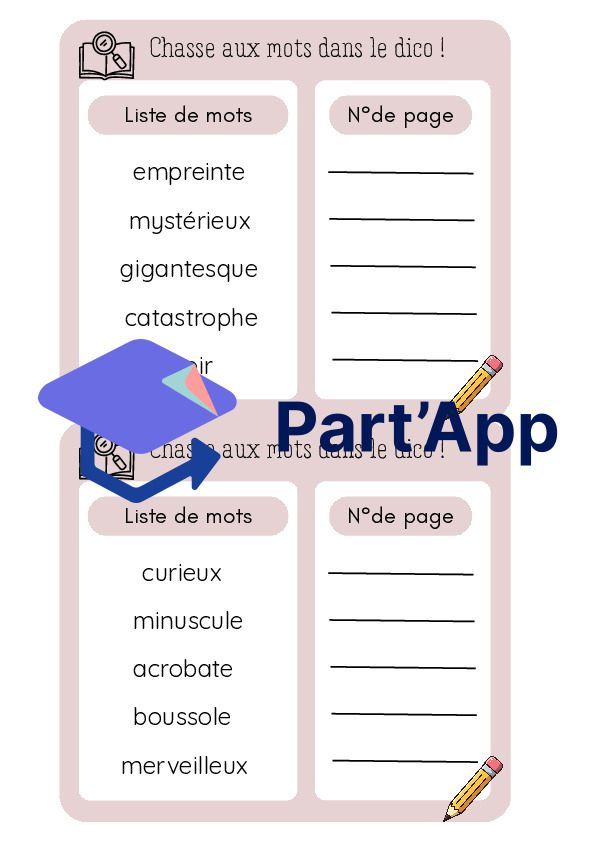 Chasse aux mots dans le dictionnaire ! 🔎📖_3