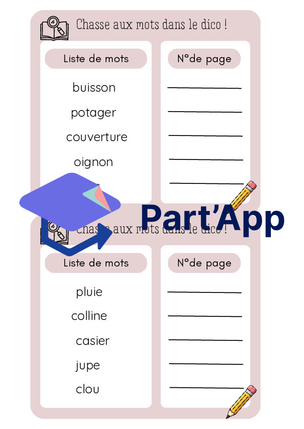 Chasse aux mots dans le dictionnaire ! 🔎📖_9