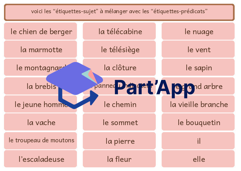 jeu de plateau: 4e FdL "Montagne" orth.-gram._2