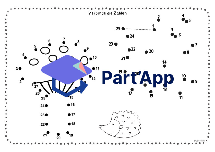 🦔 Hérisson – Automne – Motricité graphomotrice – Labyrinthe – Relier les chiffres_5