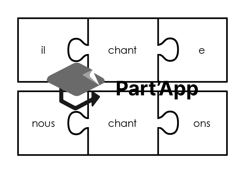 Puzzle de conjugaison - présent & imparfait_4