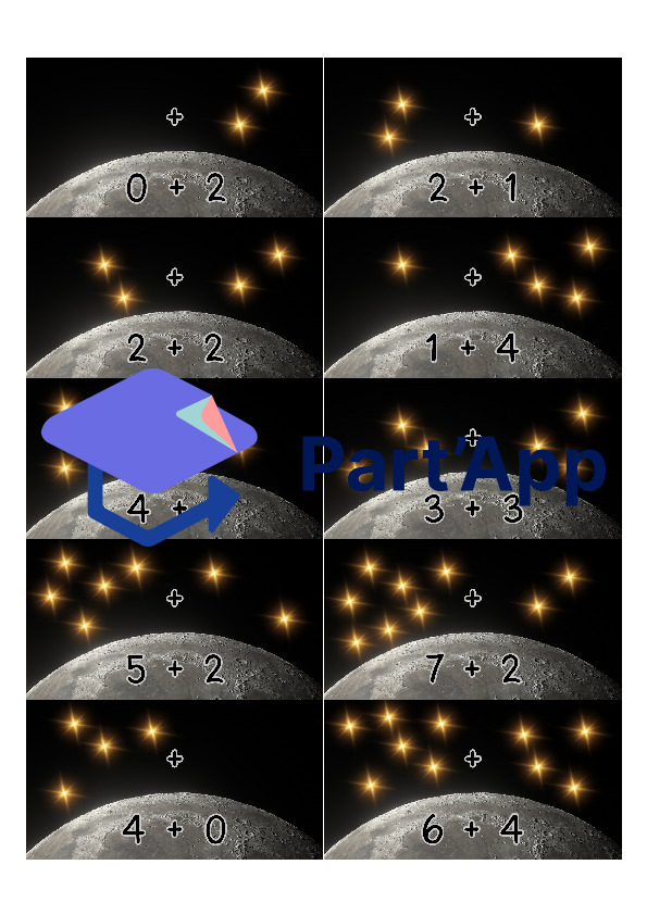 Cartes de comptage et de calcul Étoiles_3