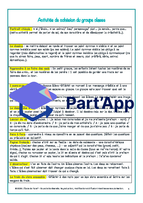 Activités de cohésion du groupe-classe 5-6P_7