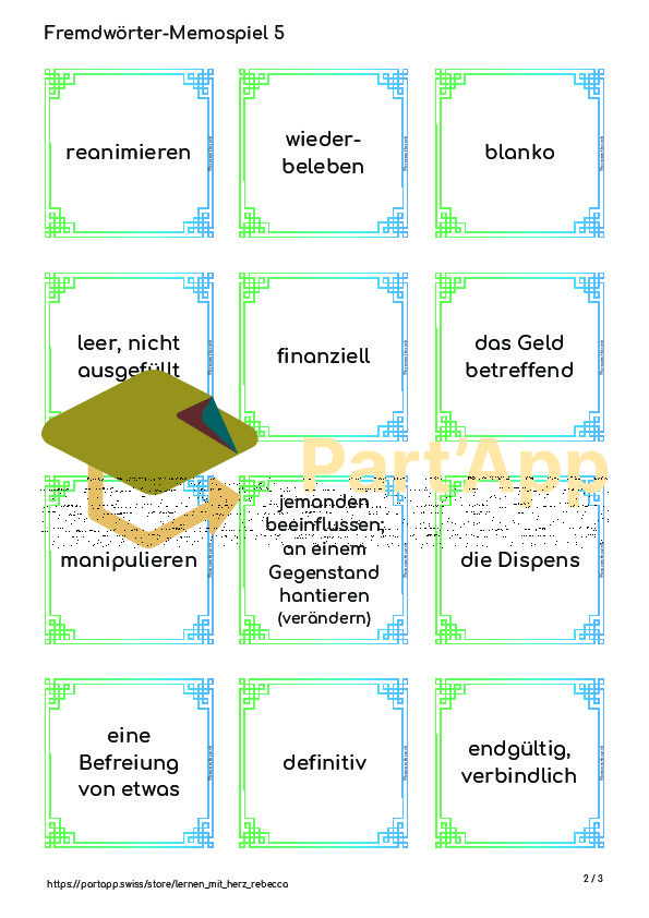 Fremdwörter-Memospiel 5 (Wortschatz)_15