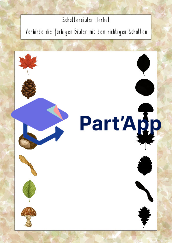Herbst Schattenbilder Kindergarten_3