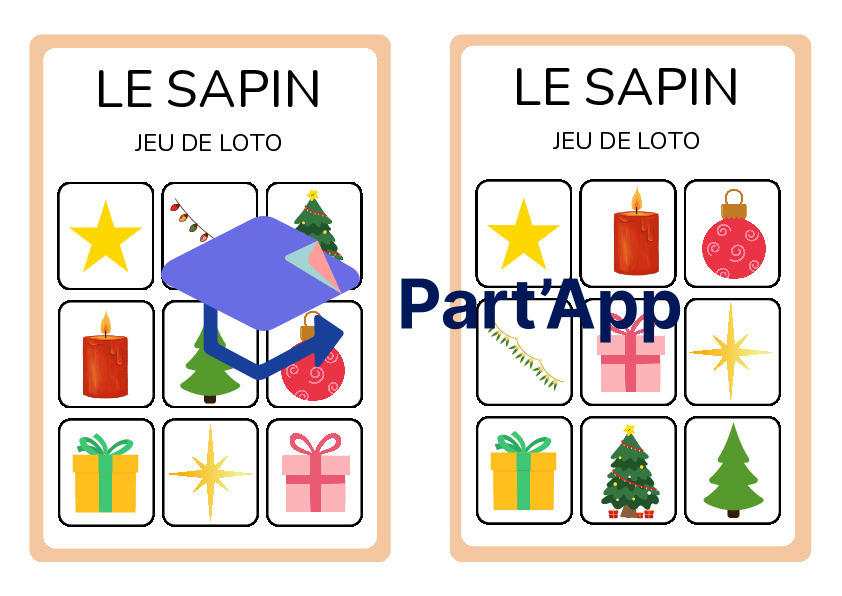 Le sapin de Noël – vocabulaire et jeux 1-2P_3