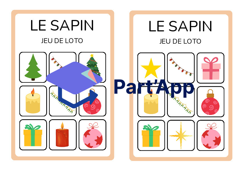 Le sapin de Noël – vocabulaire et jeux 1-2P_5