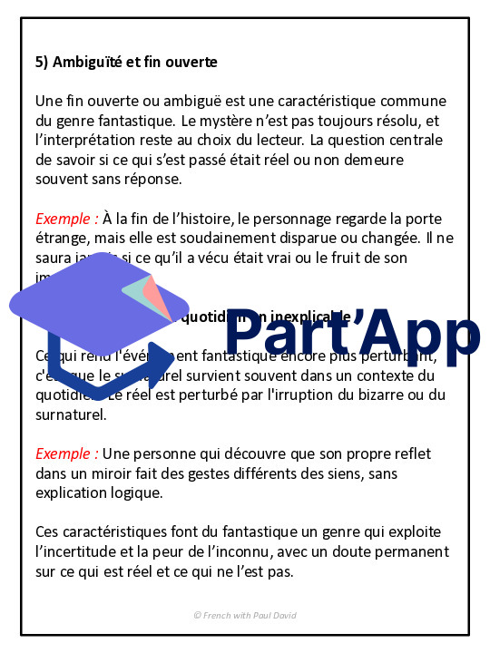 Genre fantastique - caractéristiques et secrets d'écriture_5