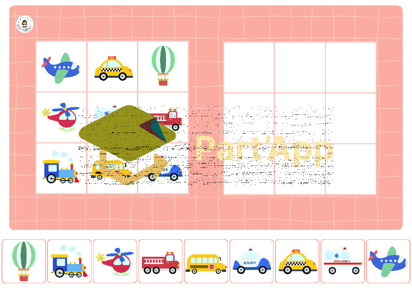 🧭 Grilles 9 cases orientation – Les véhicules_3