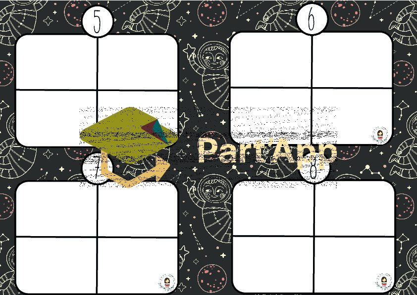 Cartes à compter "L'espace"_3