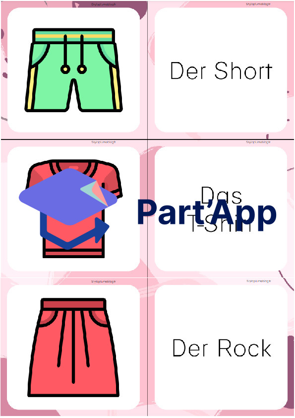 Mémory – Les vêtements en allemand (A1–A2 / 8H)_2