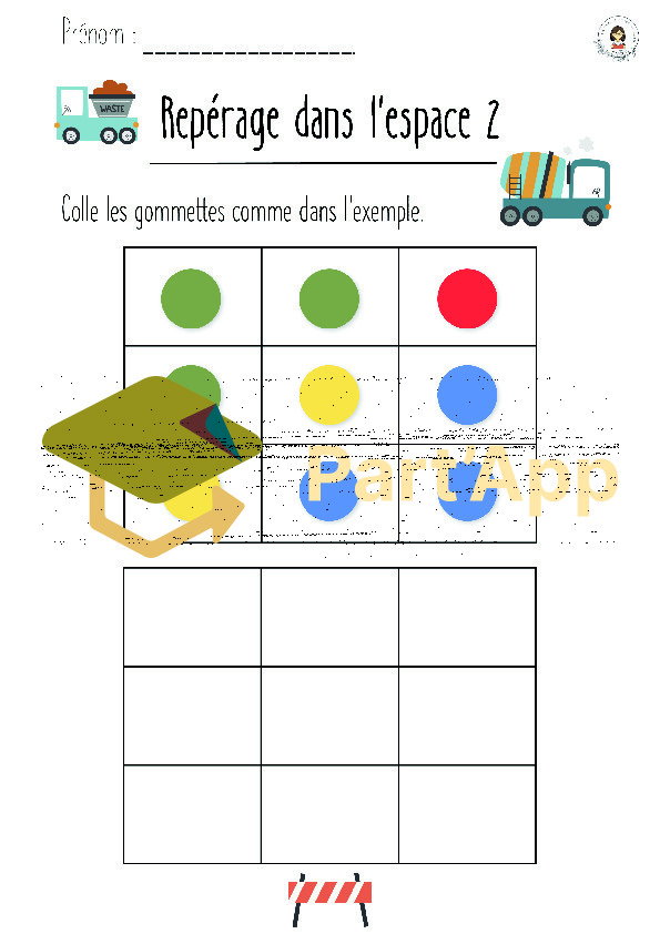 ✨ Fiches gommettes – Repérage spatial – Les véhicules ✨_3