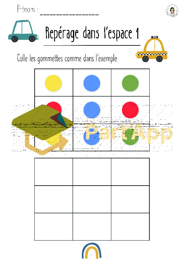 ✨ Fiches gommettes – Repérage spatial – Les véhicules ✨_5