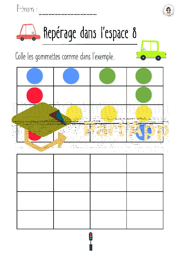 ✨ Fiches gommettes – Repérage spatial – Les véhicules ✨_9
