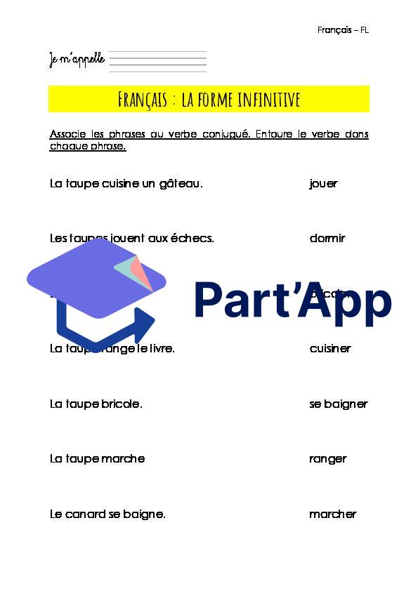 L'infinitif et les formes conjuguées_2