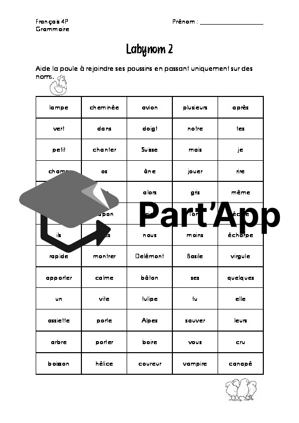 Labyrinthes - classes grammaticales_4