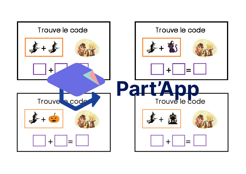 Code secret d'Halloween - Additions jusqu'à 20_10