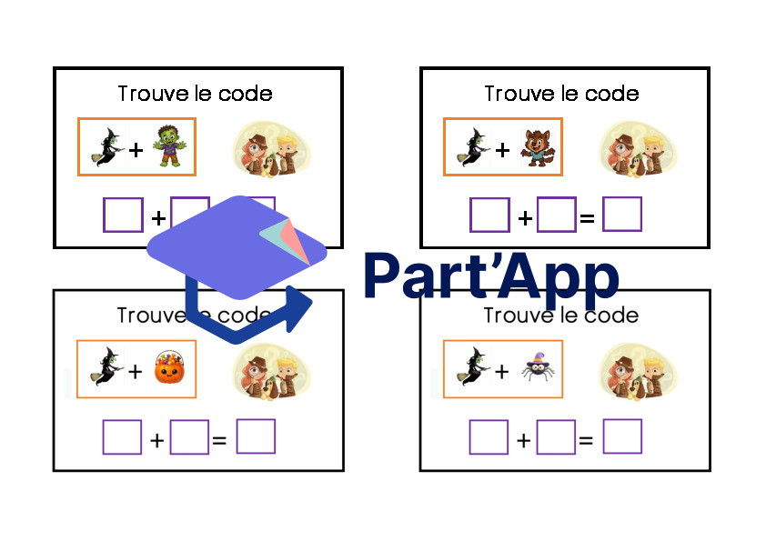Code secret d'Halloween - Additions jusqu'à 20_11
