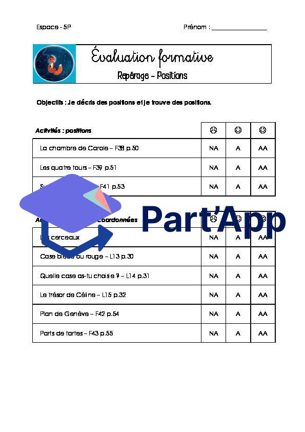 Evaluations formatives 5P - Repérage_2