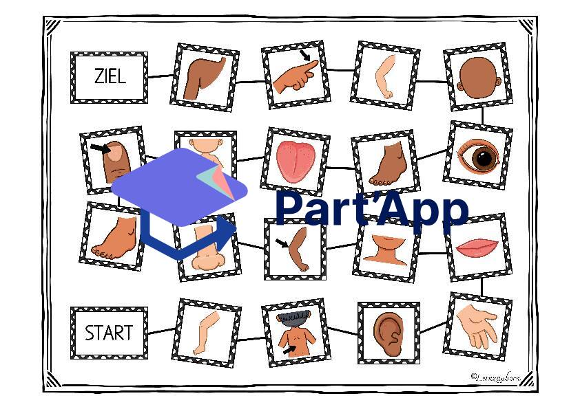 Wortschatz - Brettspiel Körper (Körperteile)_4