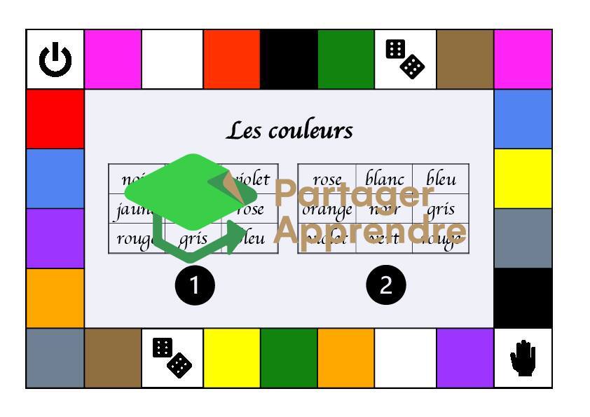 Bingo: Les couleurs- Farben_2