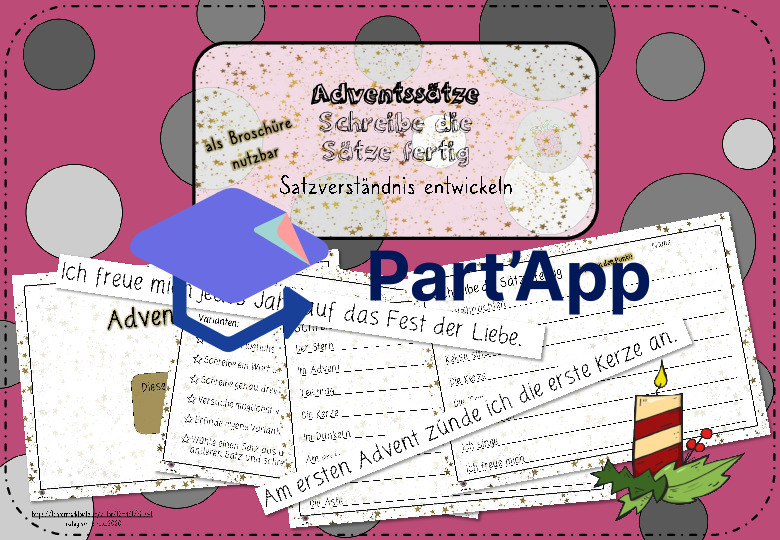 Adventssätze - Schreibe die Sätze fertig_2