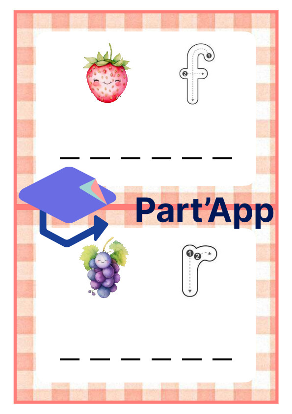 Fruits et légumes à écrire_7