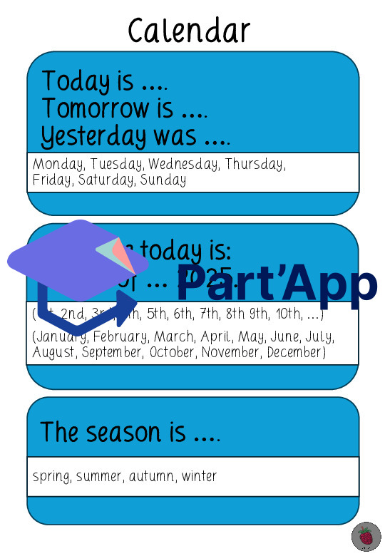 Calendar - What day, month and season is it?_5