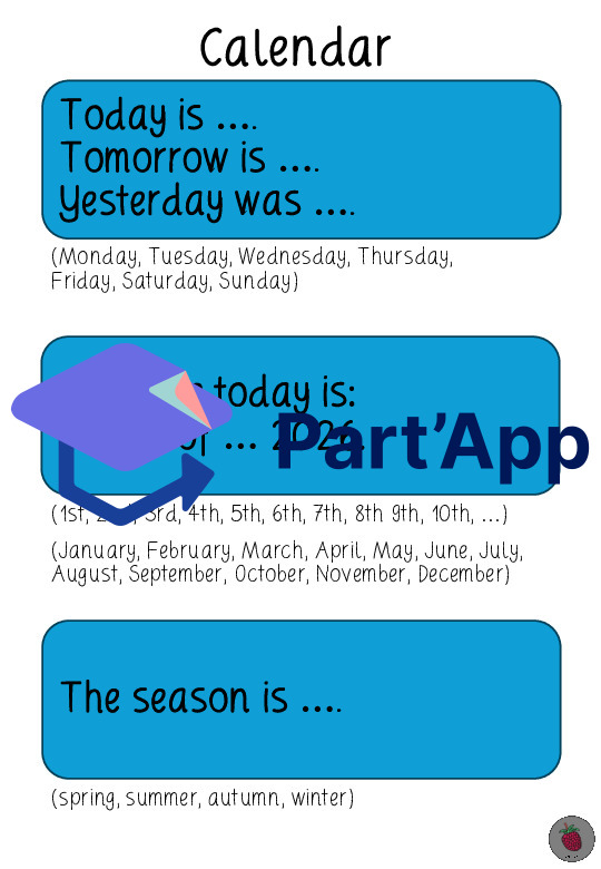 Calendar - What day, month and season is it?_8